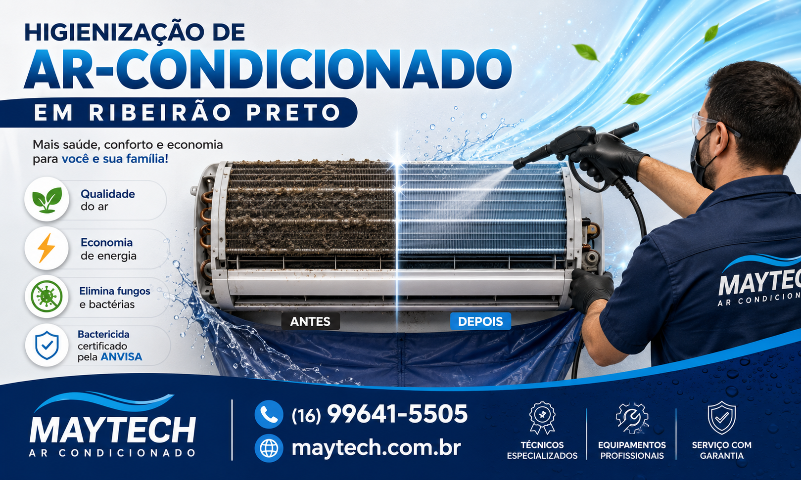 Higienização de ar-condicionado Ribeirão Preto: Guia Completo para Melhorar a Qualidade do Ar